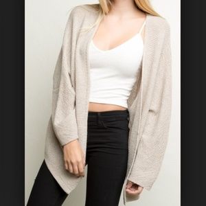 Brandy Melville Caroline Cardigan Sweater- Oatmeal